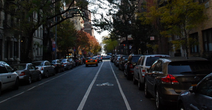 Bike lane on 91st Street