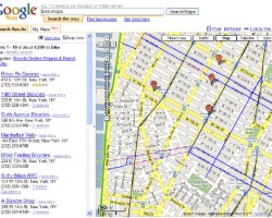 NYC Bike Map Widget for Google My Maps