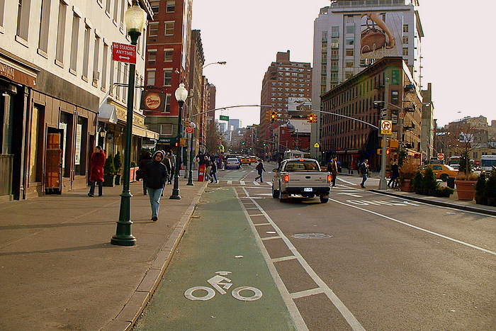 9th Avenue Painted Bike Lane
