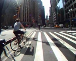 Video: Bike Ride Down Broadway