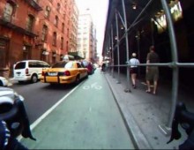 Video:  Ride on the Prince Street Bike Lane