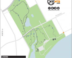 Wolfe’s Pond Park Mountain Bike Map