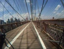 Video: Bike Ride Across the Brooklyn Bridge