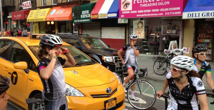 Evie Stevens and Tayler Wiles - Specialized-Lululemon Rides NYC 2013-05-27 (3)