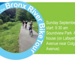 Bronx River Bike Tour: Sunday September 14th