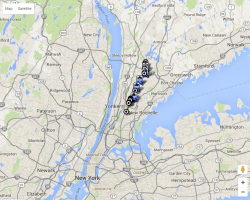 Bronx River Pathway Bike Map