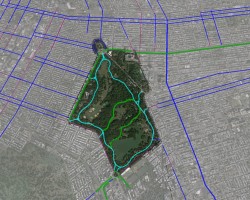 Prospect Park Bike Map