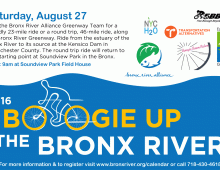 Boogie Up the Bronx River: Saturday, August 27, 2016